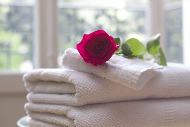 chambre-hote-LE BOURGUET-min_towel_rose_clean_care_salon_spa_white_bath-731641